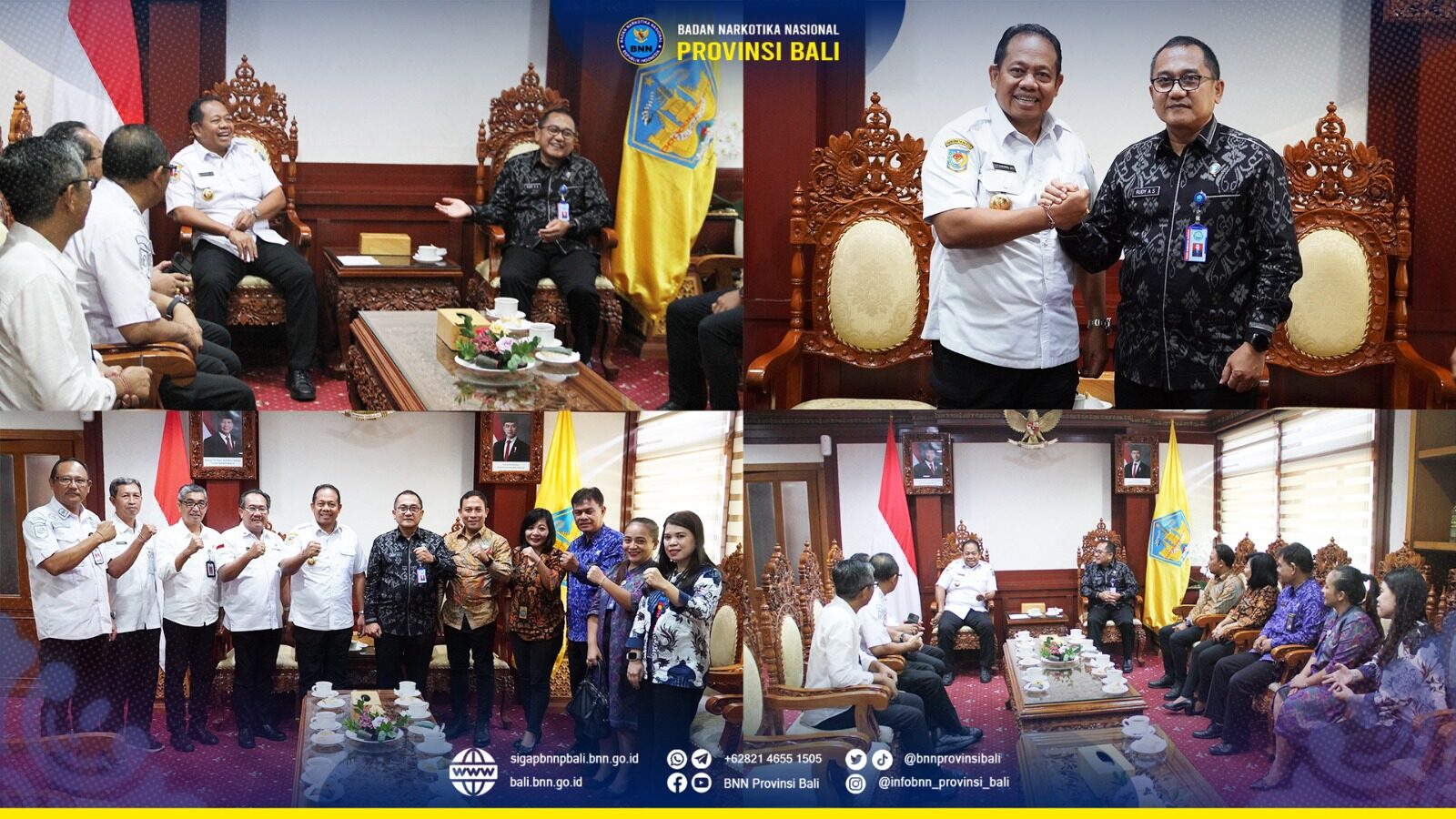 Audiensi Kepala BNN Provinsi Bali ke PJ. Gubernur Bali Konsep Otomatis