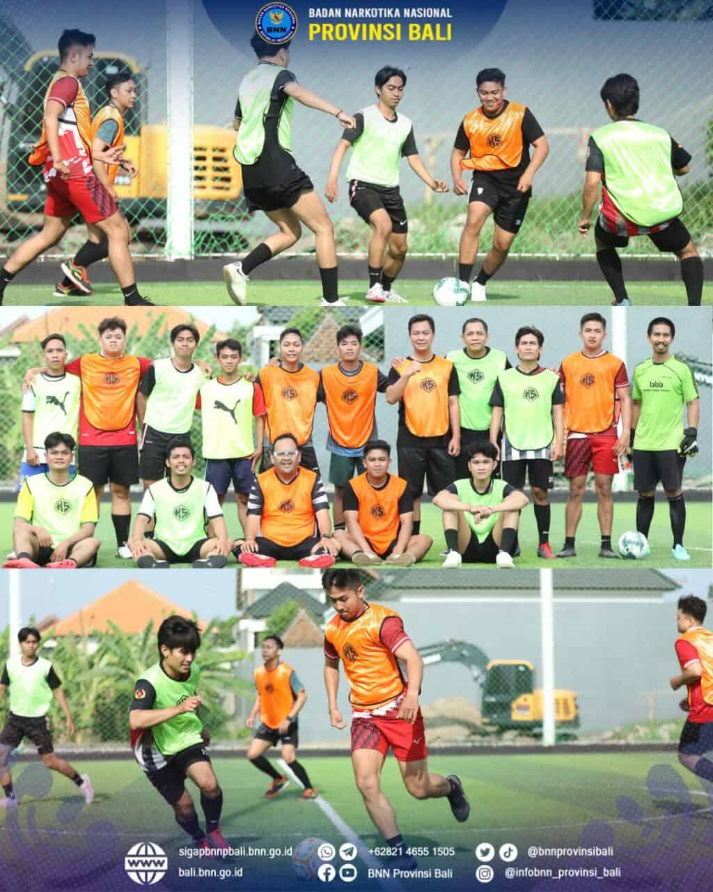 Laga Internal BNNP Bali Mini Soccer Laga Internal BNNP Bali Mini Soccer