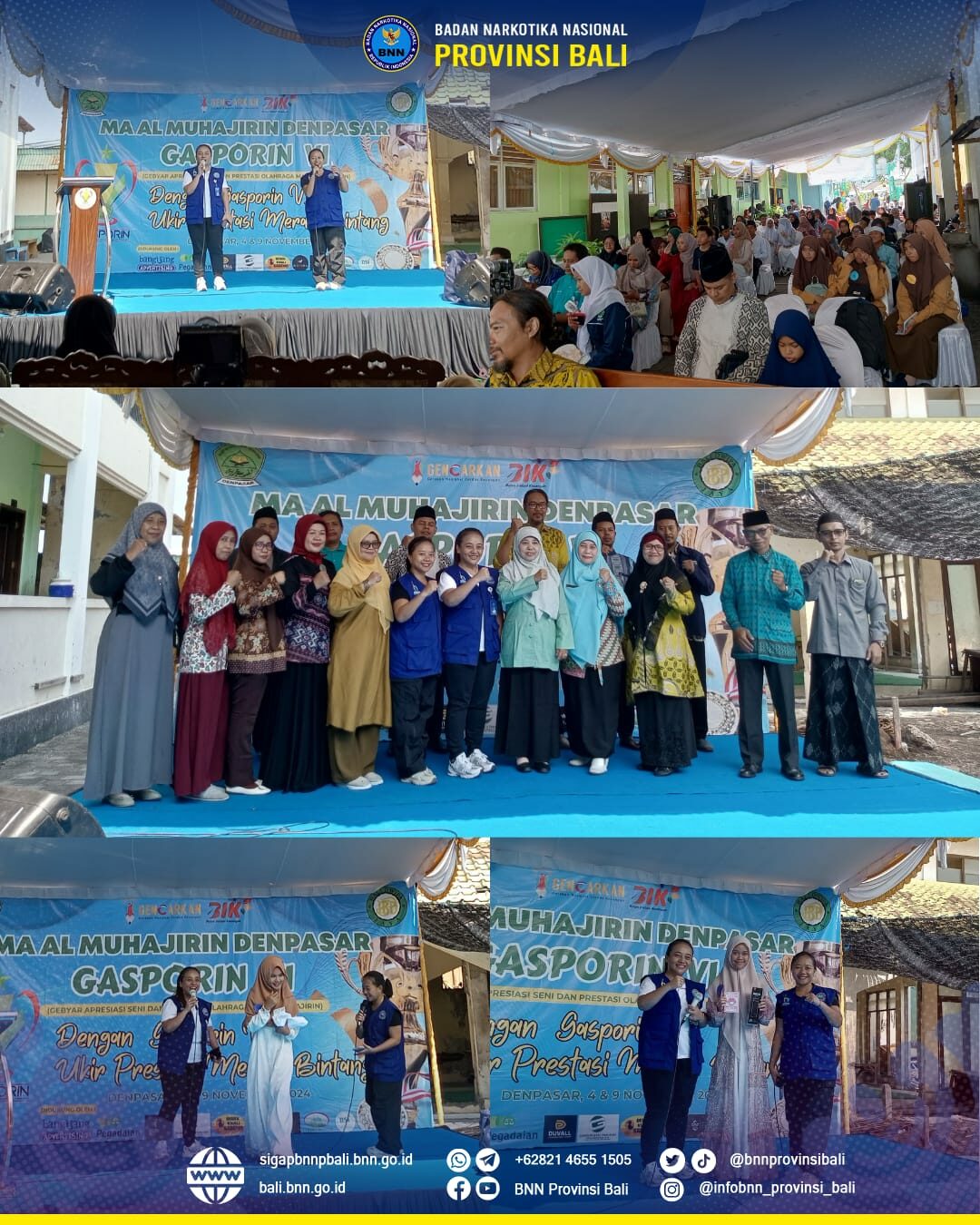 Sosialisasi P4GN pada Kegiatan Gebyar Apresiasi Seni dan Prestasi Olahraga Al Muhajirin (GASPORIN Ke-6) Sosialisasi P4GN pada Kegiatan Gebyar Apresiasi Seni dan Prestasi Olahraga Al Muhajirin (GASPORIN Ke-6)