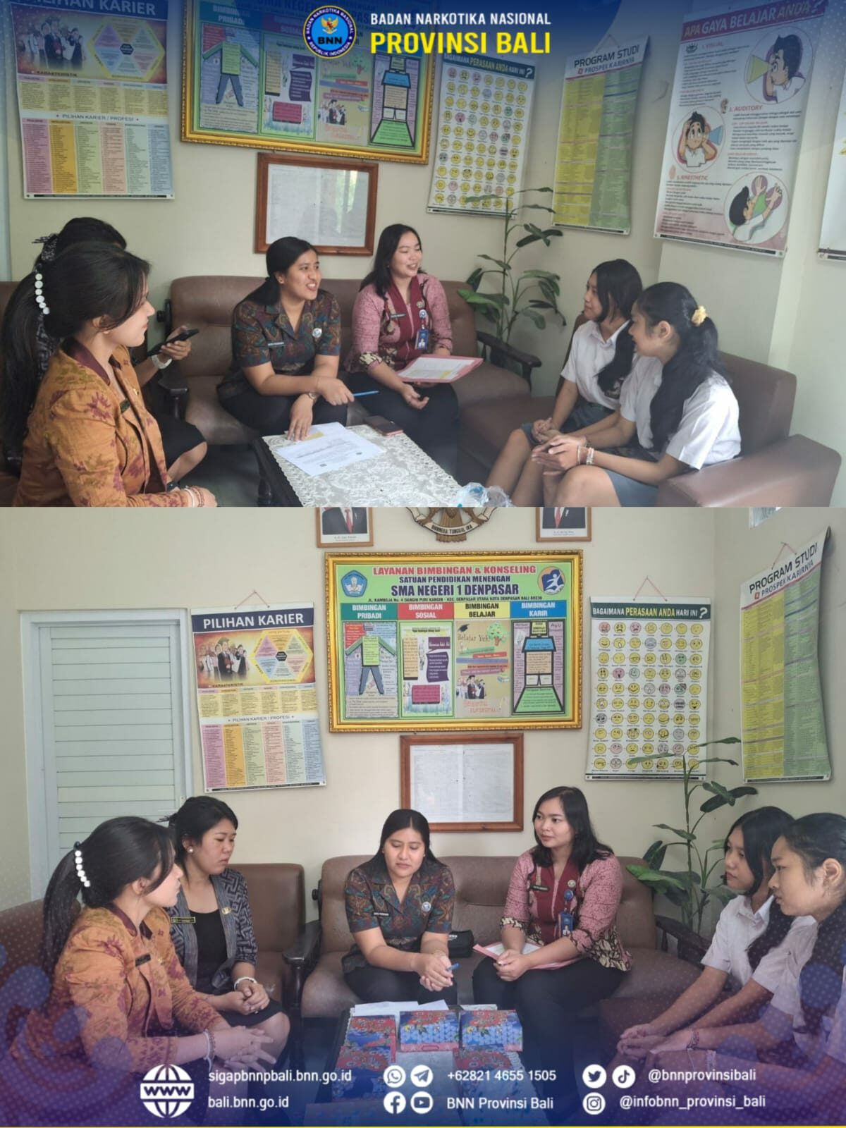 Pemantauan dan Evaluasi Softskill di SMA Negeri 1 Denpasar Pemantauan dan Evaluasi Softskill di SMA Negeri 1 Denpasar