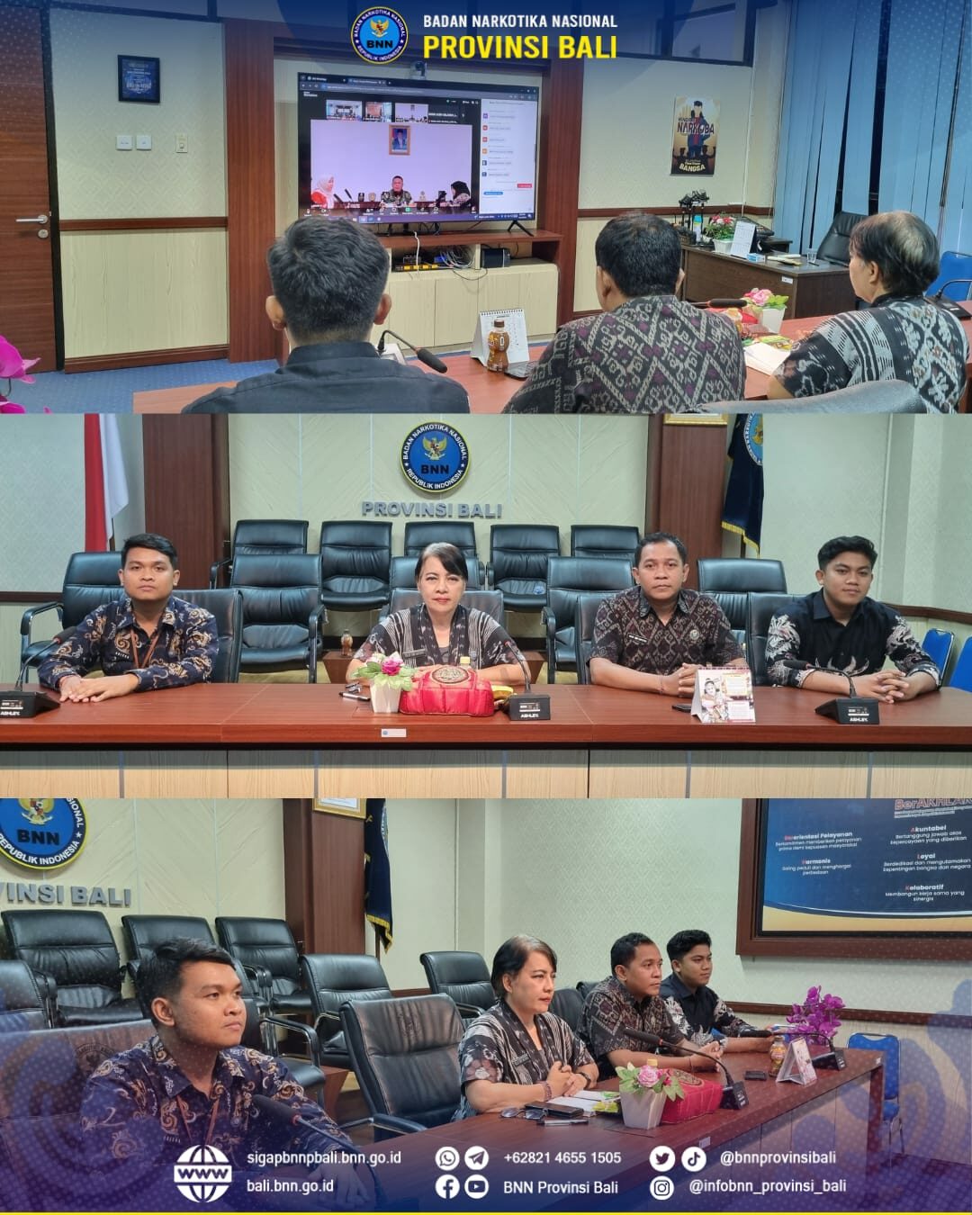 Rapat virtual PPID (Pejabat Pengelola Informasi Dan Informasi) Konsep Otomatis