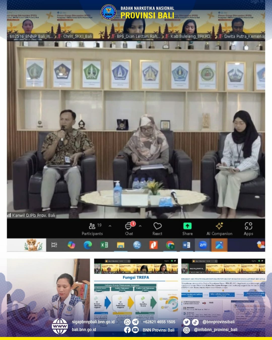 Menghadiri Undangan Kegiatan FGD dan One on One Meeting Penajaman Fungsi Treasury, Regional Economist, dan Financial Advisory (TREFA) Kanwil DJPB Provinsi Bali Konsep Otomatis