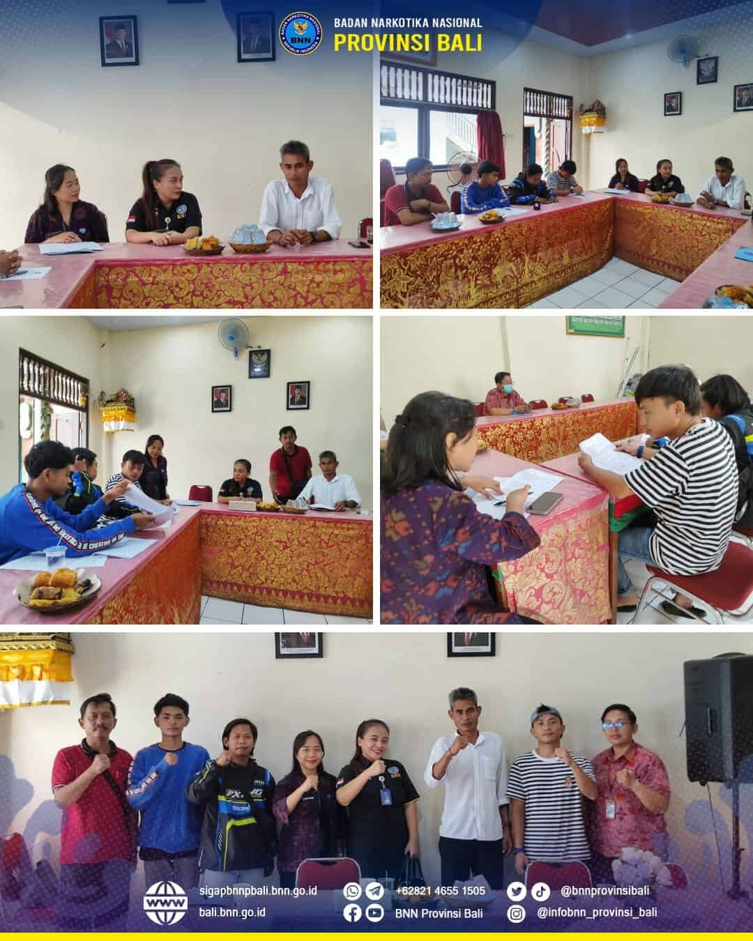 Pelaksanaan Kegiatan Monitoring dan Evaluasi program pemberdayaan Alternatif pada Kawasan Rawan di Desa Banjar Anyar, Kec. Kediri, Kab. Tabanan Konsep Otomatis