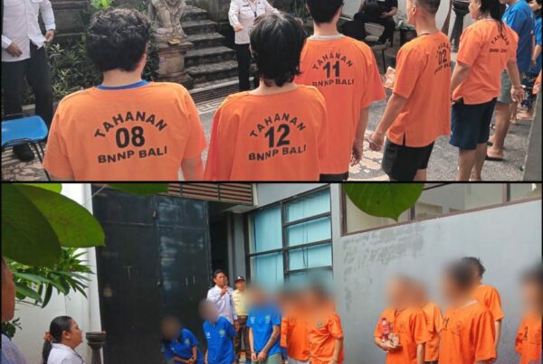 Pembinaan Jasmani Tahanan Rutan BNNP Bali Konsep Otomatis