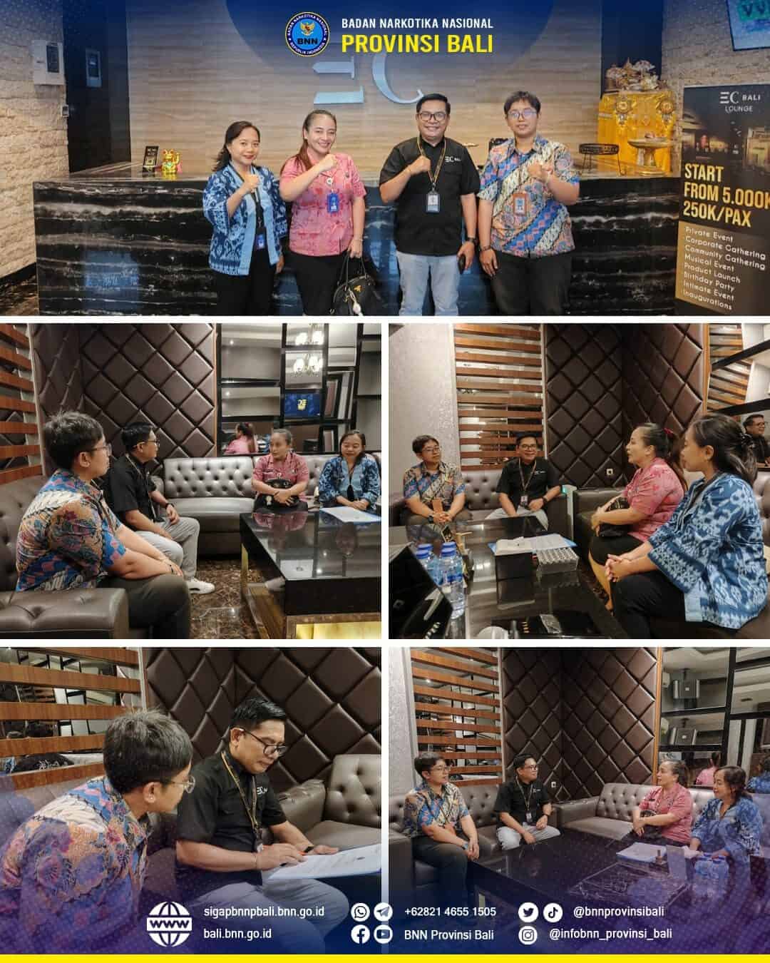 Pelaksanaan Kegiatan Monitoring Pelaksanaan Program Pemberdayaan Masyarakat di EC Executive Karaoke Bali Konsep Otomatis