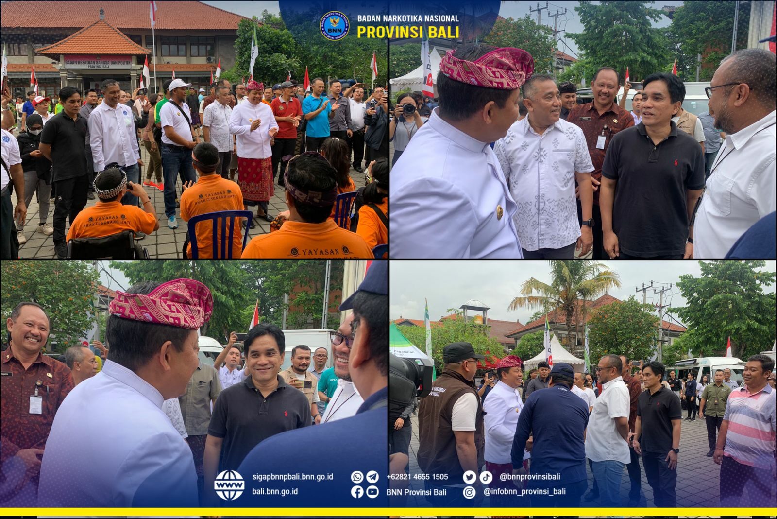 Menghadiri kegiatan Bakti Sosial Ngrombo ke-46 antara Pemerintah Provinsi Bali dengan Komponen Masyarakat Bali. Konsep Otomatis