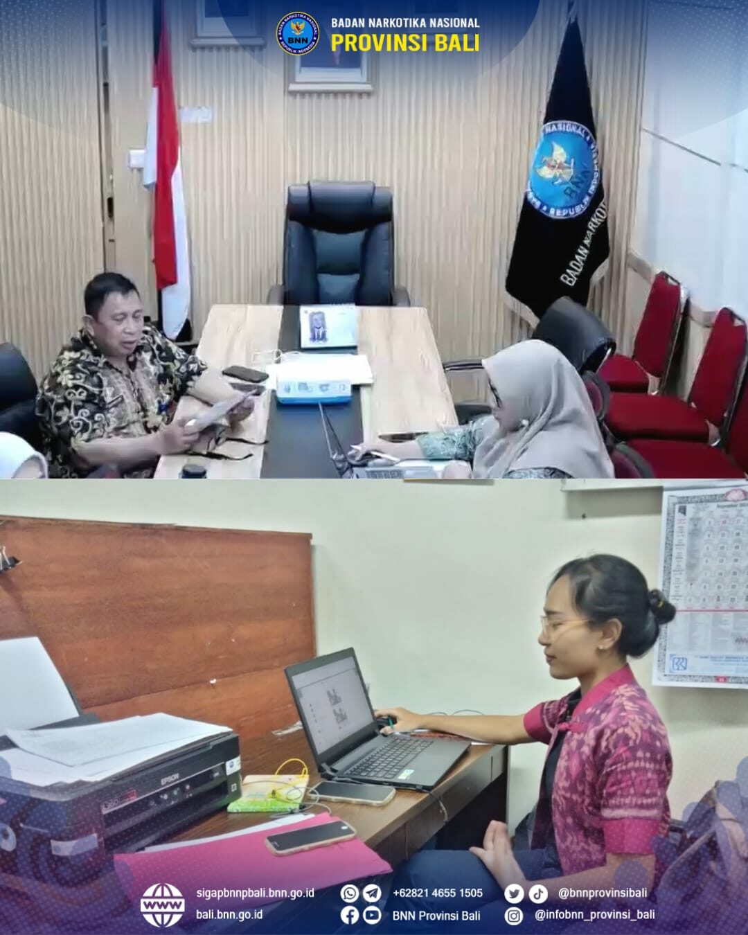 Survey Lokasi Kegiatan Rapat Koordinasi Terkait PKS dan Pelepasan Purna Tugas Pejabat BNN Provinsi Bali dan BNNK Jajaran. Konsep Otomatis