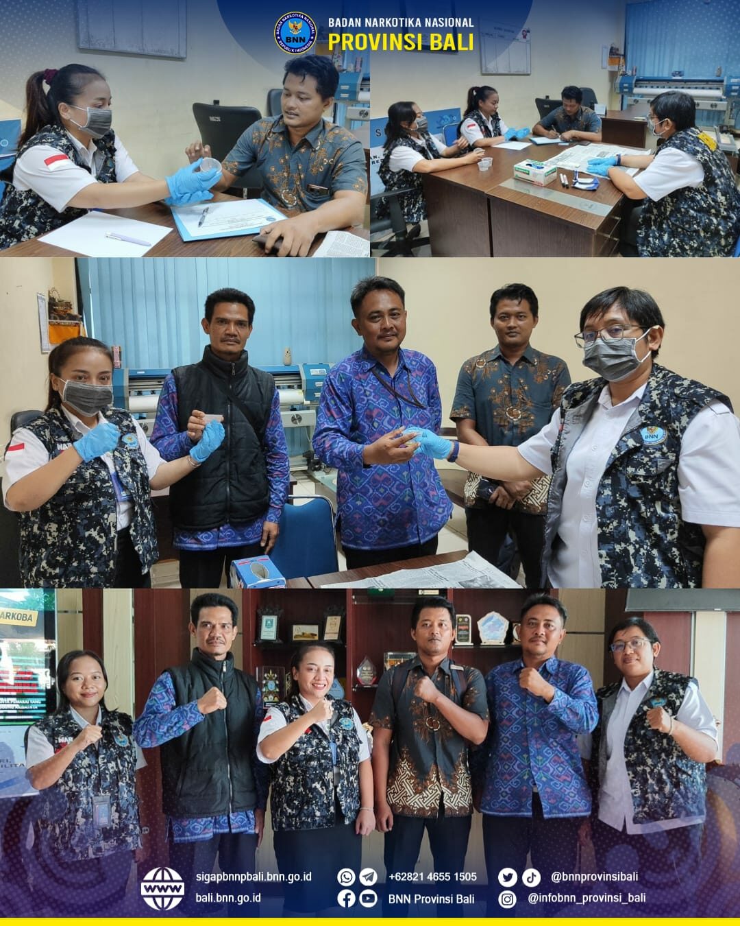 Deteksi Dini melalui Pemeriksaan Test Urine Narkoba kepada Pegawai Kementrian Agama Kota Denpasar Konsep Otomatis