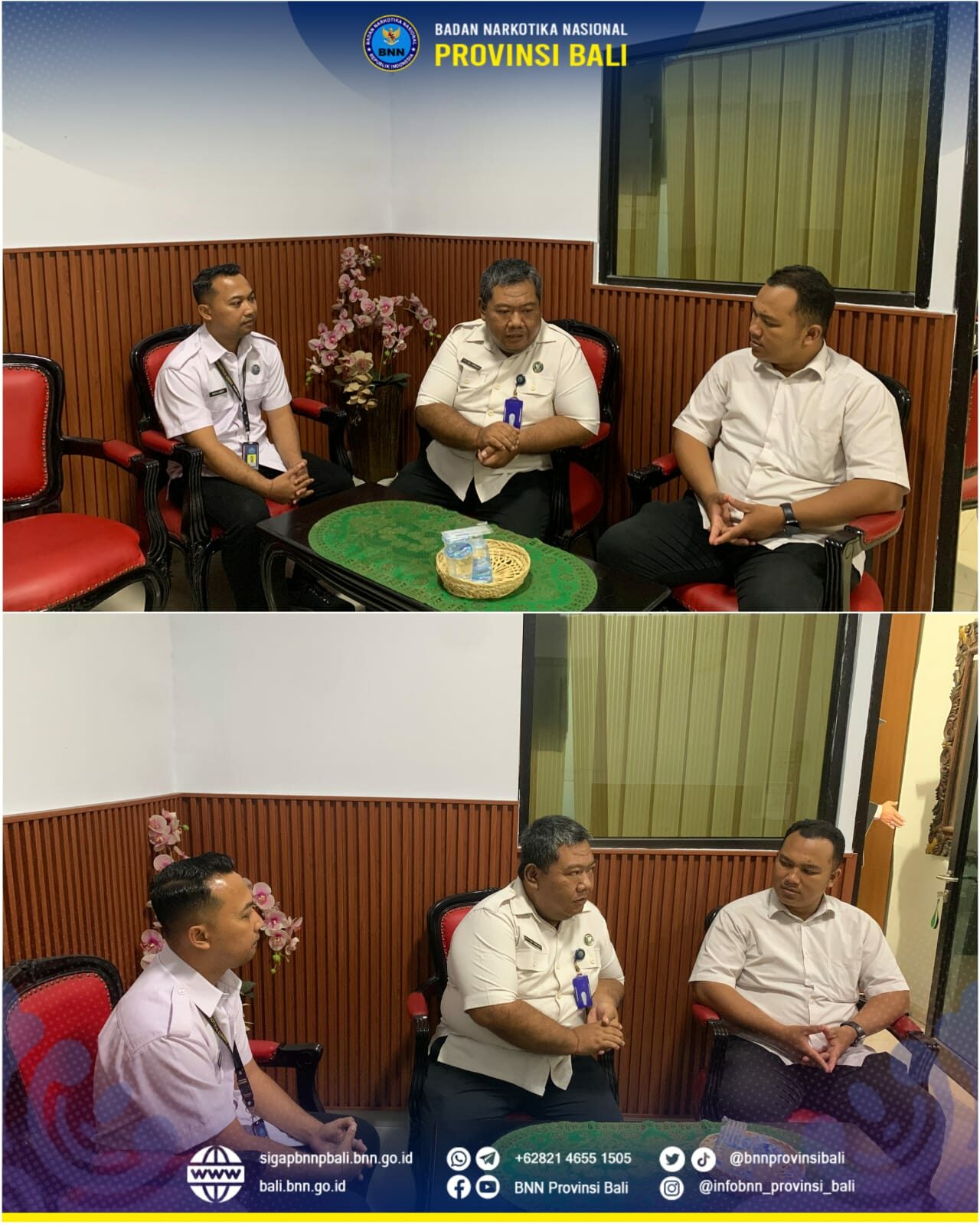 Koordinasi Informasi P4GN Di Ruang Wakil Rektor III Univ. Dwijendra Konsep Otomatis
