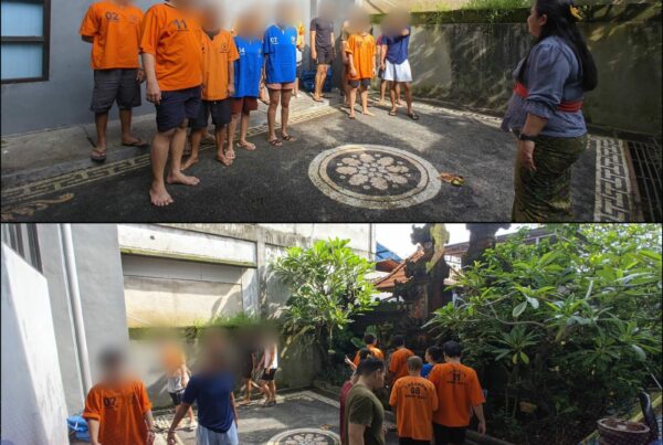 Pembinaan Jasmani Tahanan Rutan BNNP Bali Konsep Otomatis