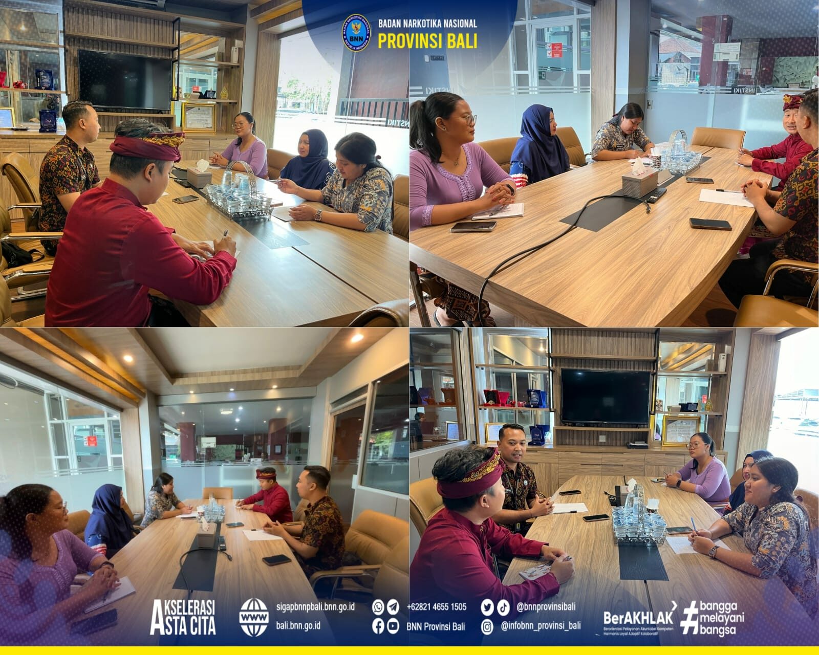 Koordinasi Informasi P4GN Dengan Direktur Kehumasan dan Kerjasama INSTIKI (Institut Bisnis dan Teknologi Indonesia) Konsep Otomatis