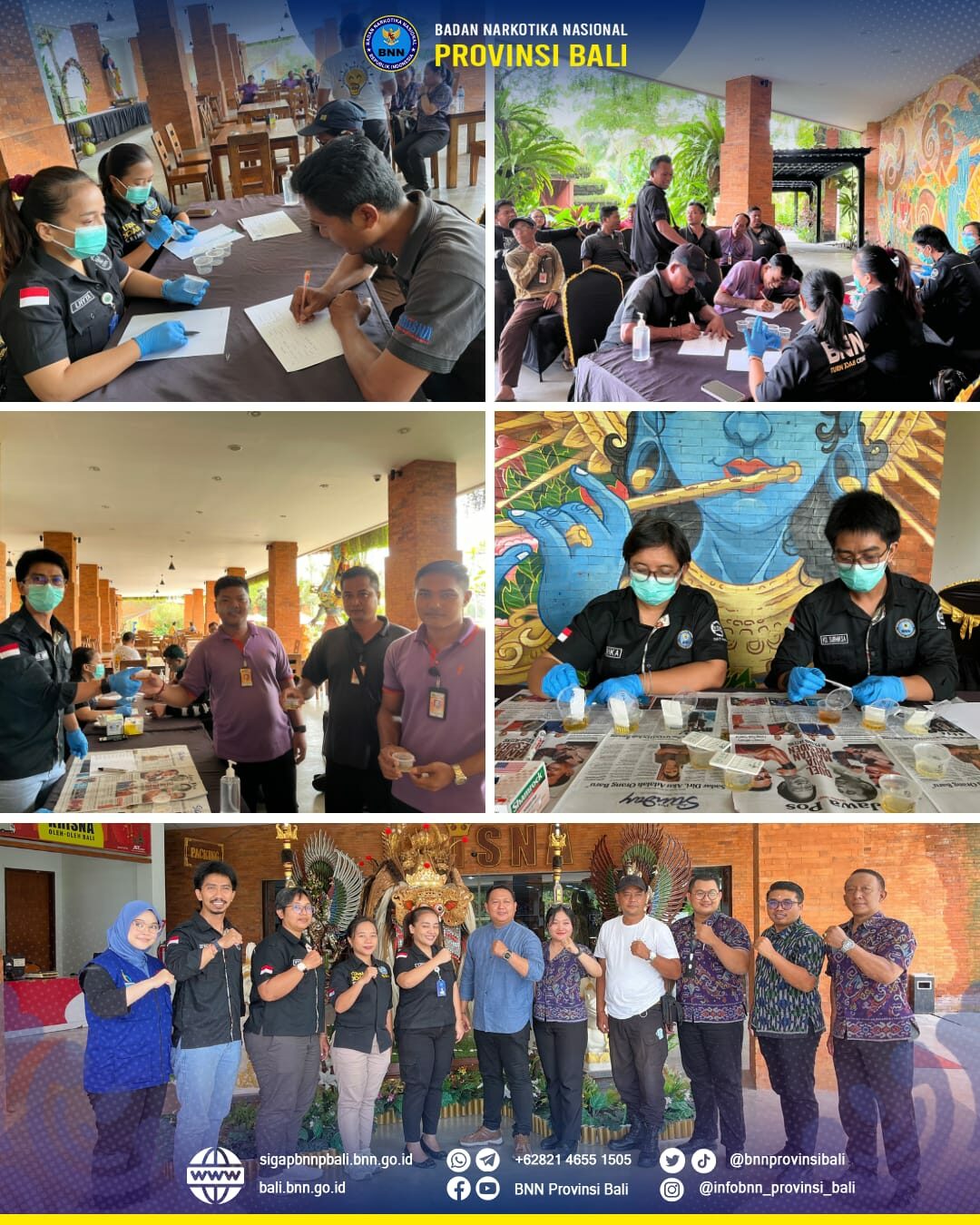 Pemberdayaan Masyarakat Anti Narkoba Melalui Test Urine kepada Karyawan PT. Krisna Nusantara Group di Krisna Blangsinga Gianyar Konsep Otomatis