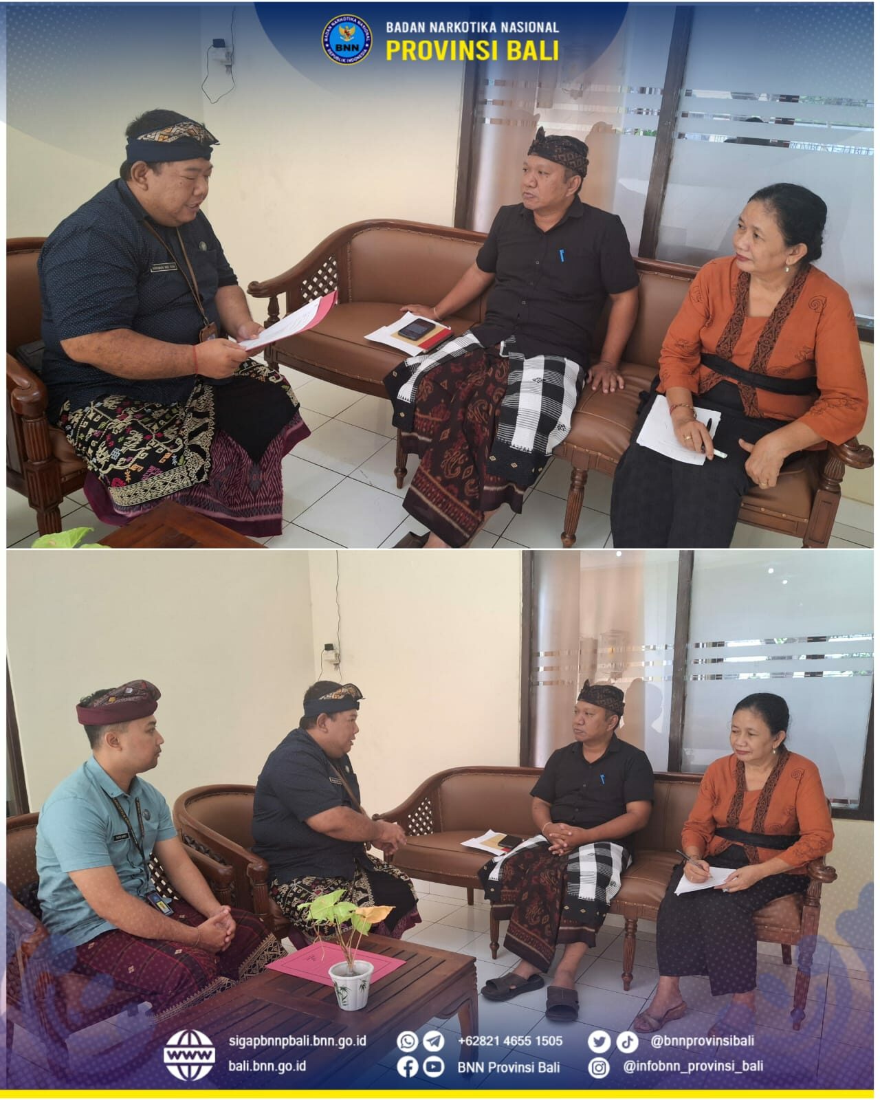 Koordinasi Kegiatan Focus Group Discussion (FGD) Forum Komunikasi P4GN dengan Kesbangpol Prov. Bali Konsep Otomatis