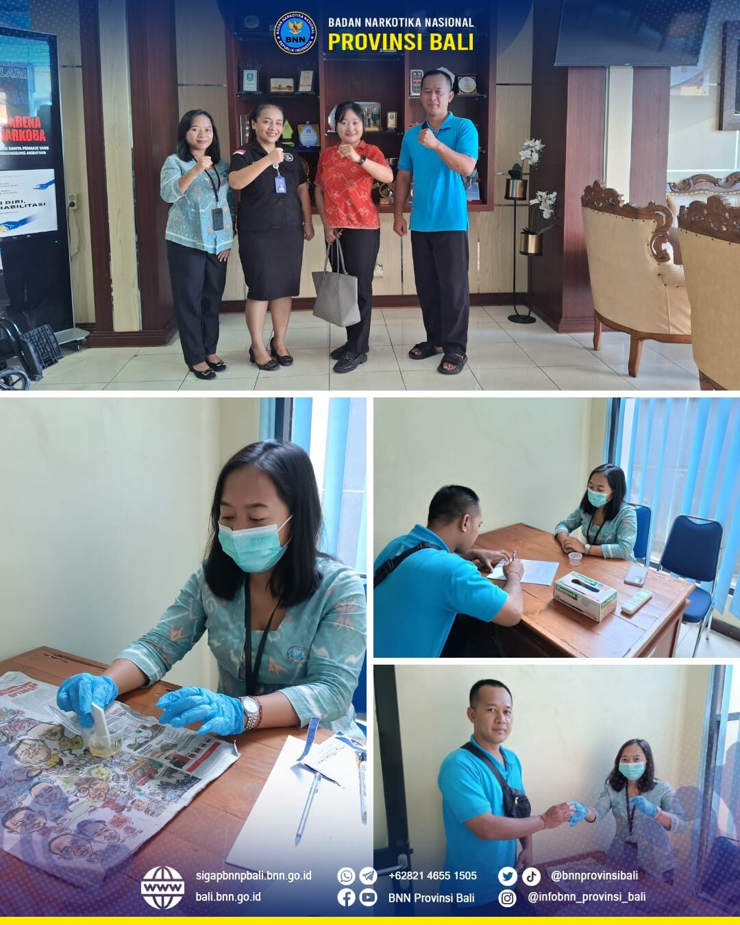Pemberdayaan Masyarakat Anti Narkoba Melalui Test Urine Susulan kepada Karyawan PT. Krisna Nusantara Group Regional Denpasar Konsep Otomatis