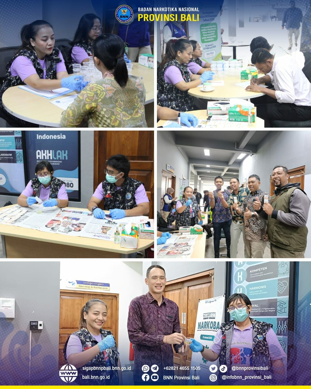 Pemberdayaan Masyarakat Anti Narkoba Melalui Test Urine seluruh karyawan dan mitra di Lingkungan PT. Jasamarga Bali Tol Konsep Otomatis