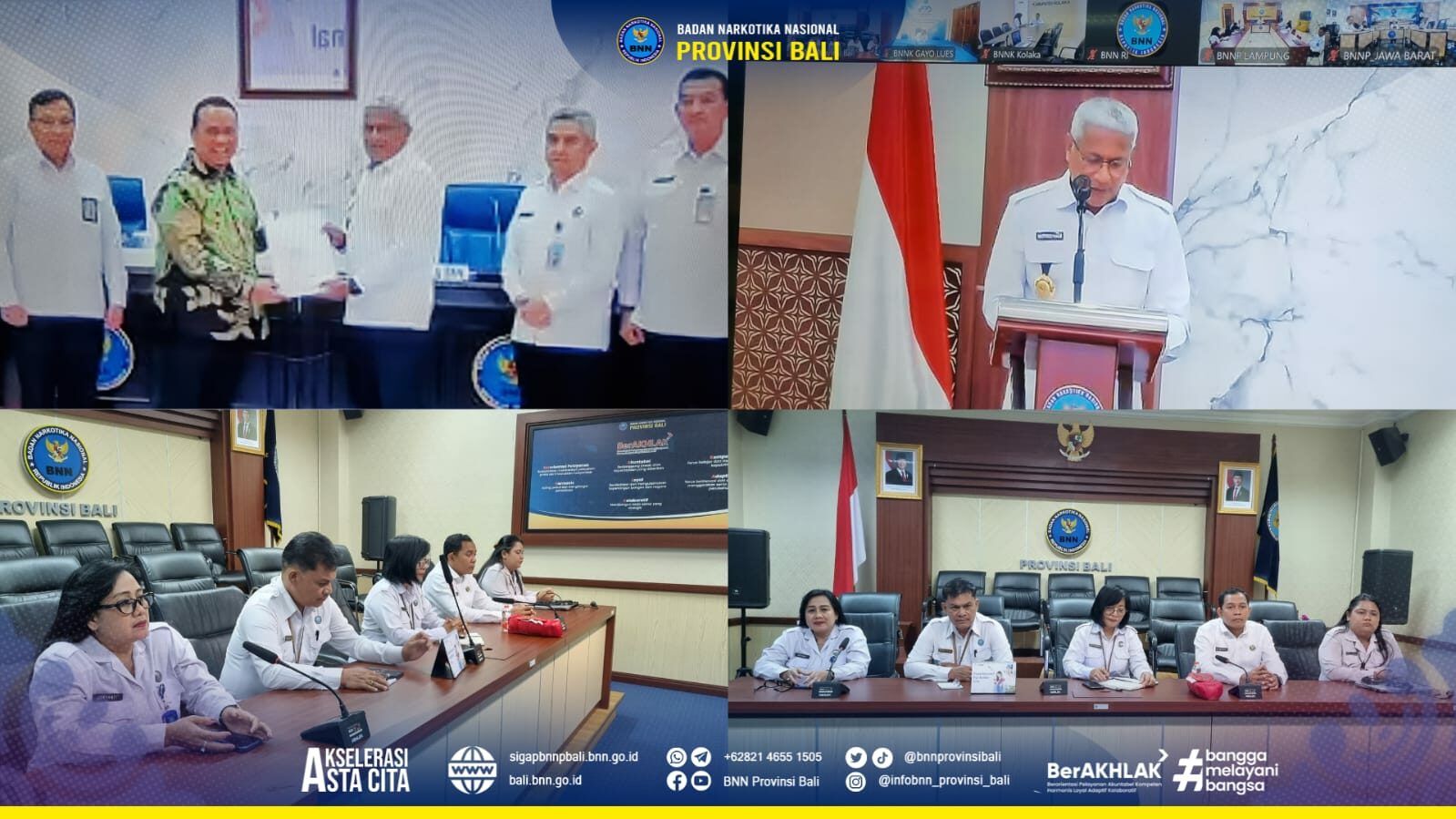 Rapat Virtual Entry Meeting Pemeriksaan Atas Laporan Keuangan BNN TA 2024 Konsep Otomatis
