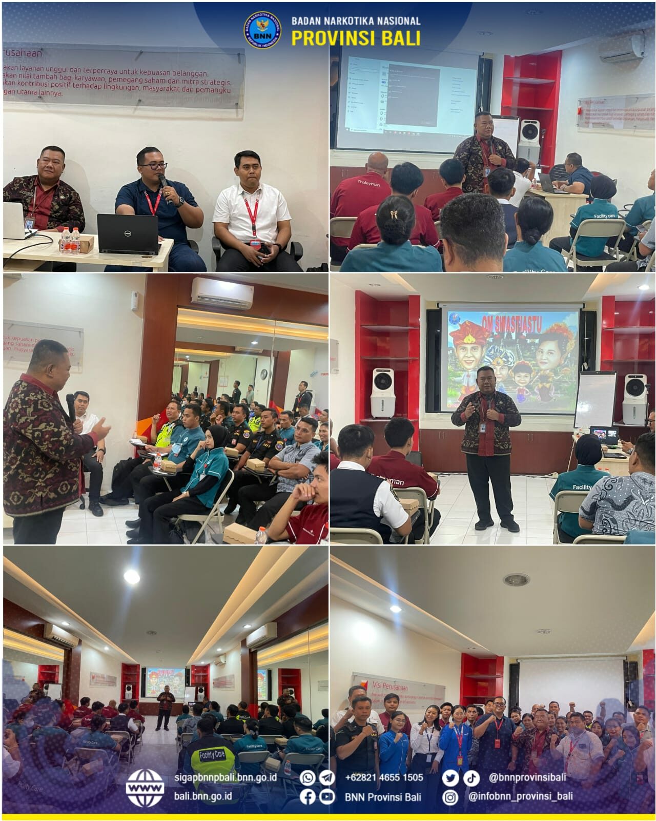 Sosialisasi Bahaya Penyalahgunaan Narkotika Kepada Karyawan PT Angkasa Pura Support Konsep Otomatis