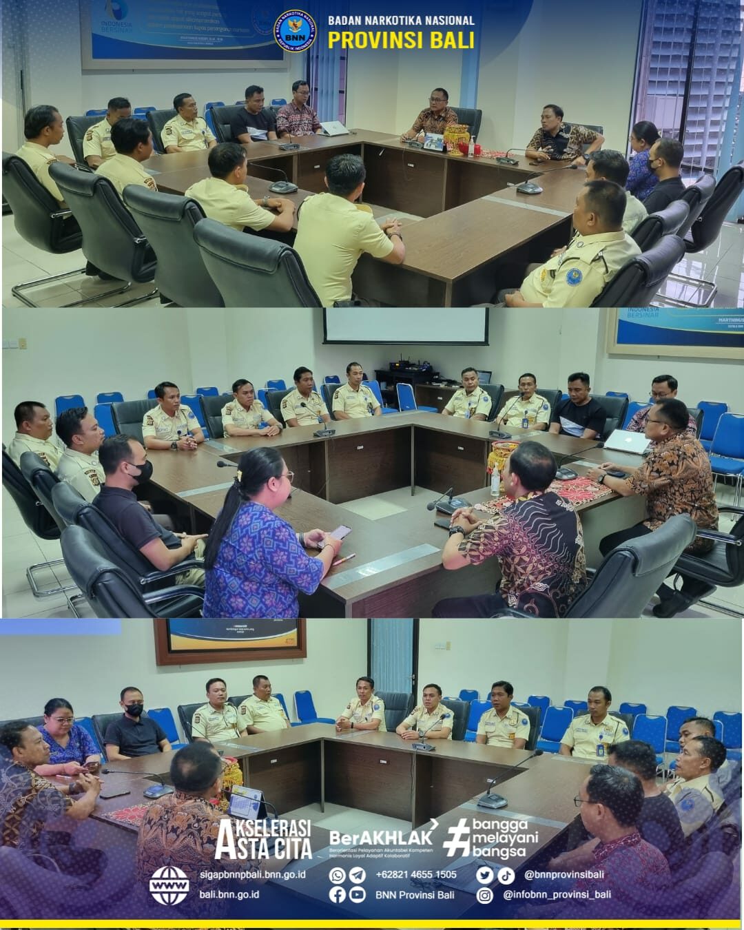 Pengarahan Kepada Tim Penjagaan Tahanan dan Security Konsep Otomatis