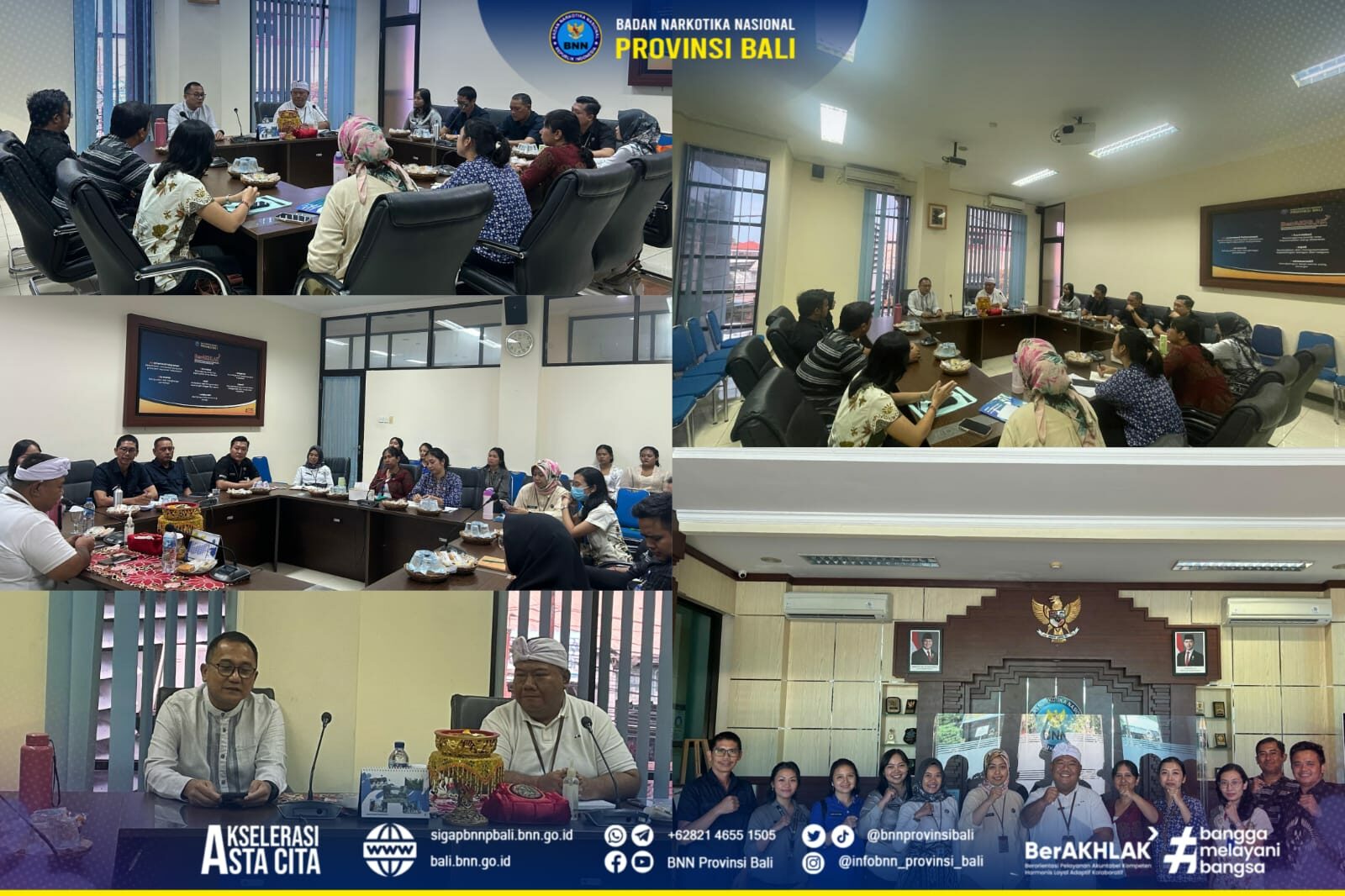 Arahan Kepala BNNP Bali terkait Pelaksanaan Forum Komunikasi P4GN kepada P2M BNNK Jajaran Konsep Otomatis