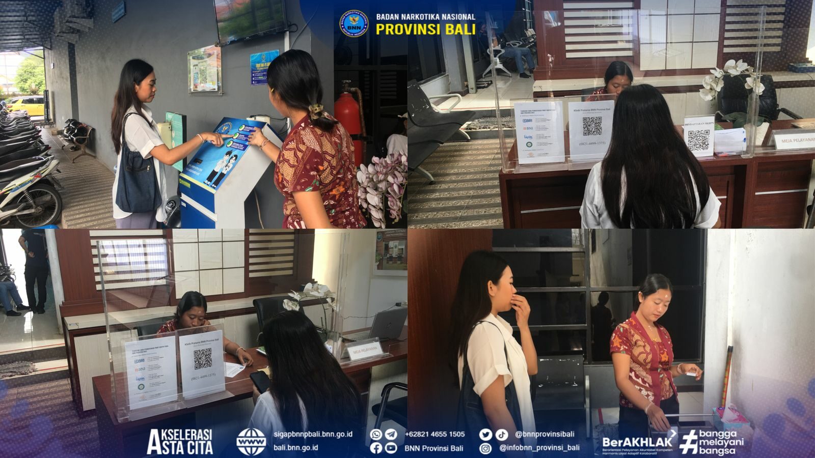 Kepala BNN Provinsi Bali Menerima Kunjungan Bank BRI Renon Konsep Otomatis