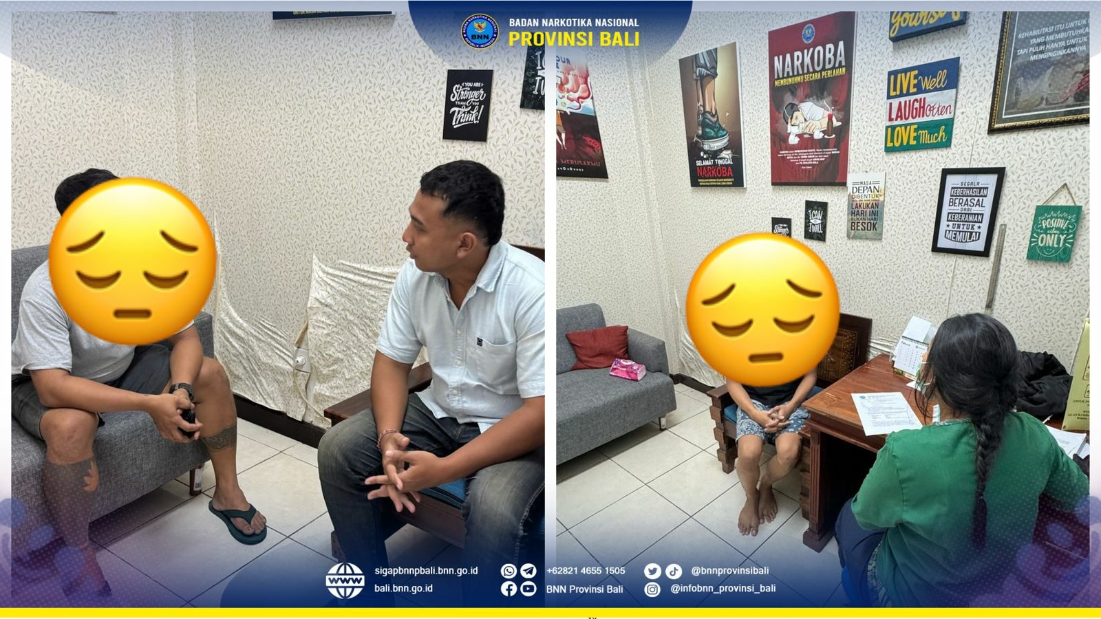 Kepala BNN Provinsi Bali Menerima Kunjungan Bank BRI Renon Konsep Otomatis