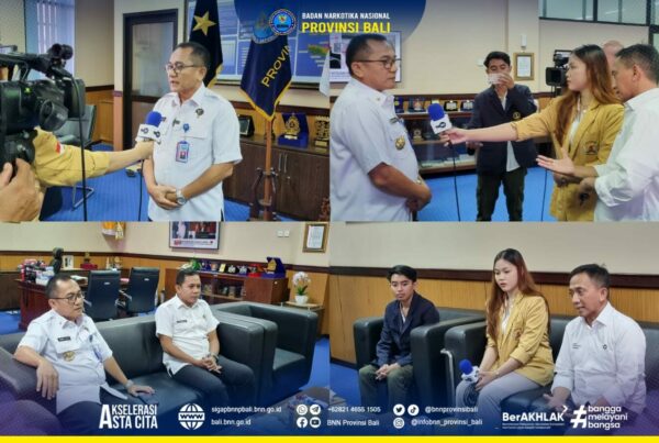 Kepala BNN Provinsi Bali Menerima Kunjungan Bank BRI Renon Konsep Otomatis