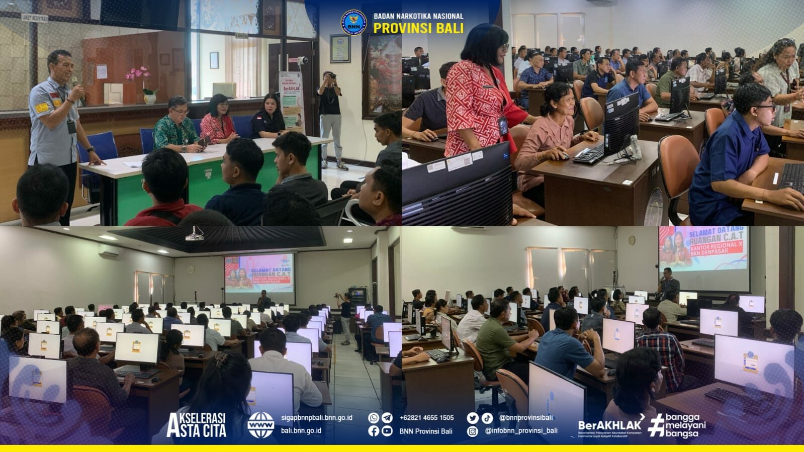 Kepala BNN Provinsi Bali Menerima Kunjungan Bank BRI Renon Konsep Otomatis