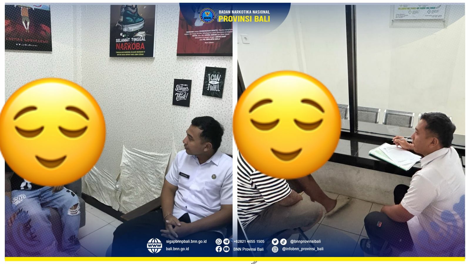 Kepala BNN Provinsi Bali Menerima Kunjungan Bank BRI Renon Konsep Otomatis