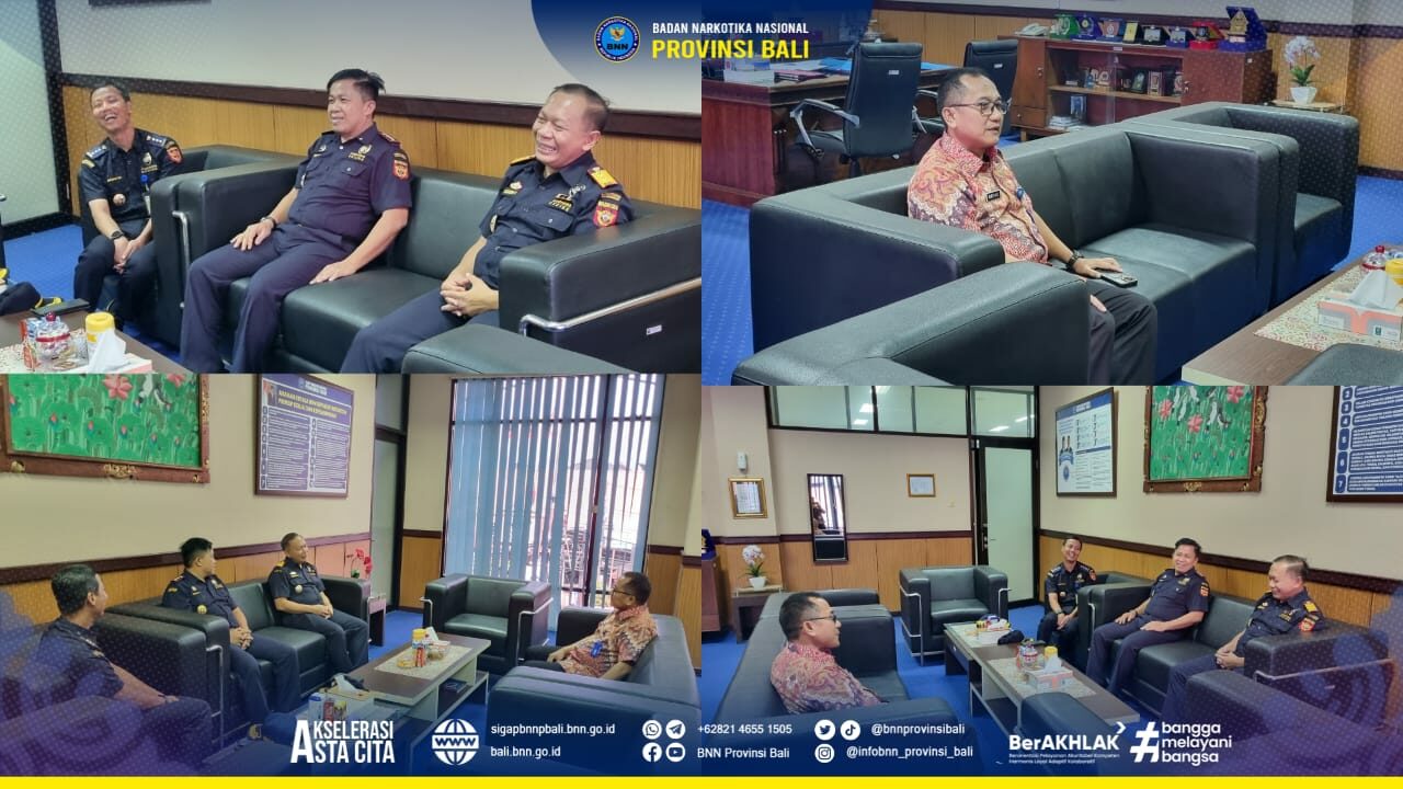 Kepala BNN Provinsi Bali Menerima Kunjungan Bank BRI Renon Konsep Otomatis