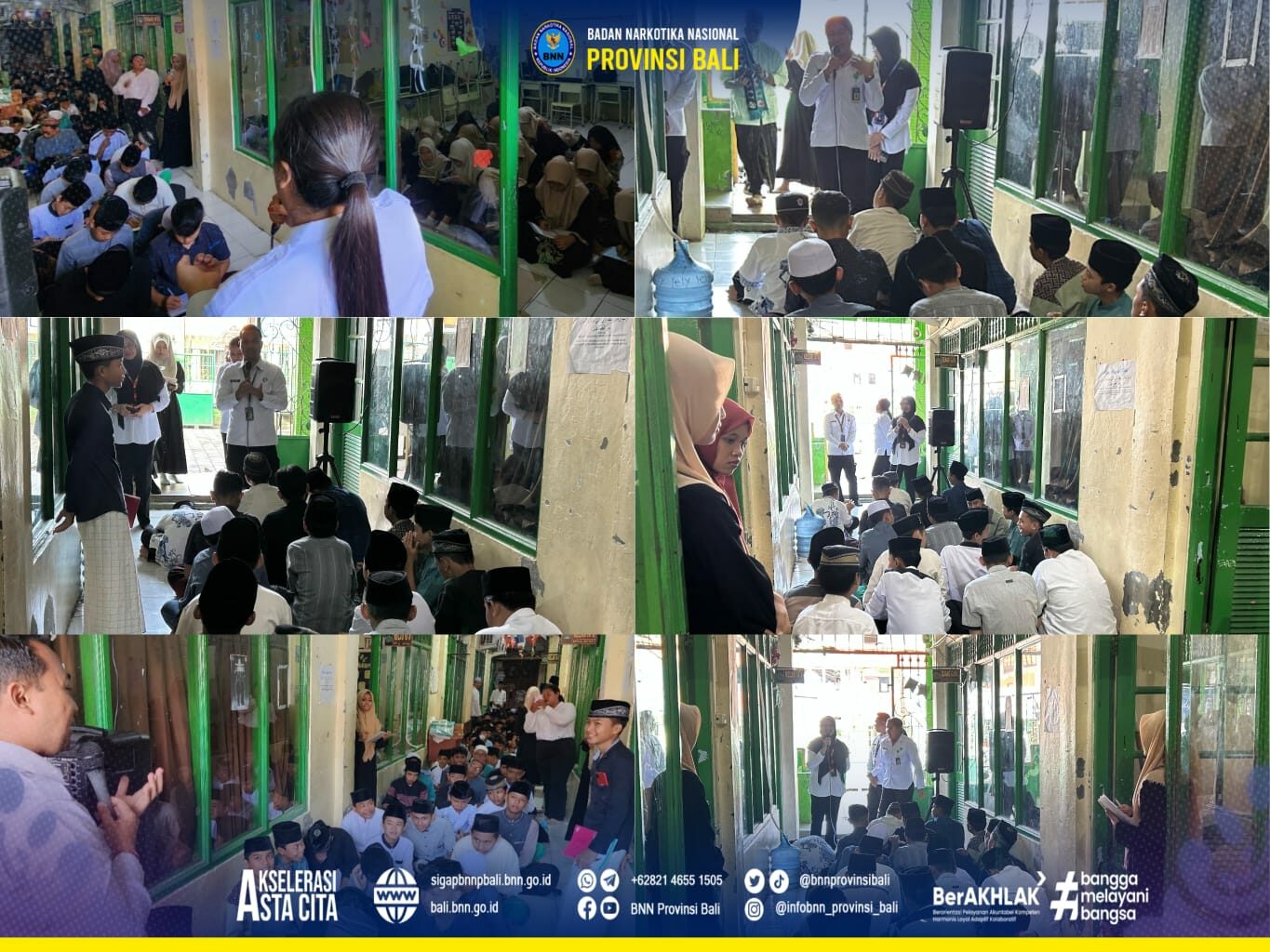 Sosialisasi Bahaya dan Dampak Buruk Penyalahgunaan Narkoba kepada siswa-siswi MTS Al Ma'ruf Denpasar Konsep Otomatis