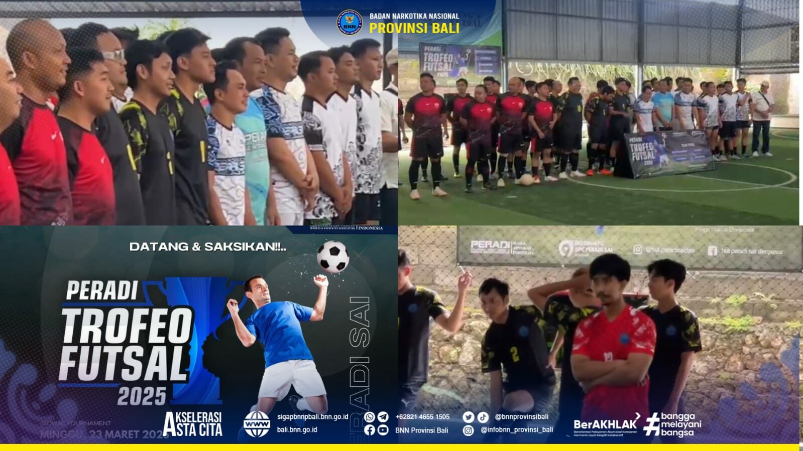 Kejuaraan Peradi Trofeo Futsal 2025 Konsep Otomatis