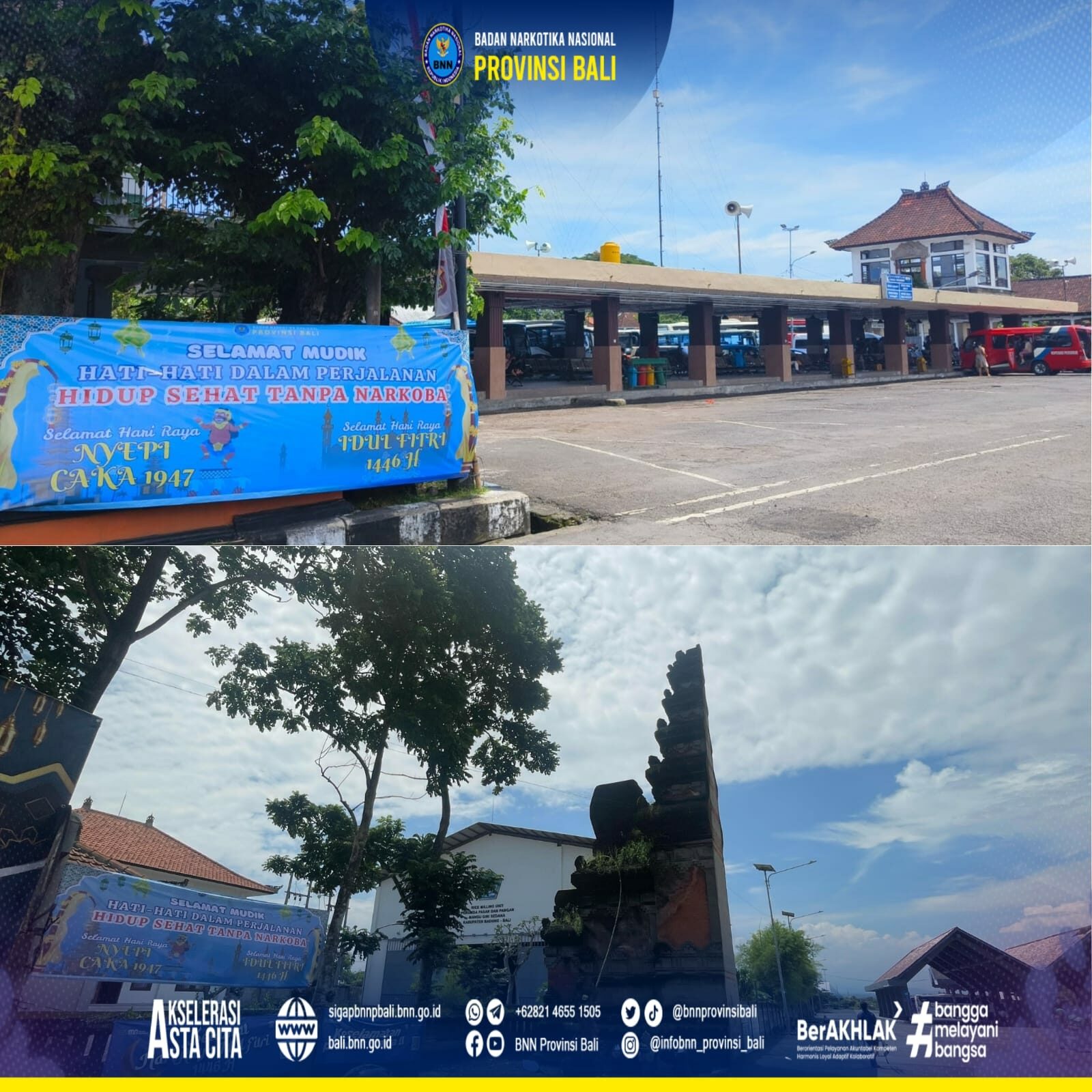 Pemasangan Spanduk Dalam Rangka Mudik Lebaran 2025 Konsep Otomatis