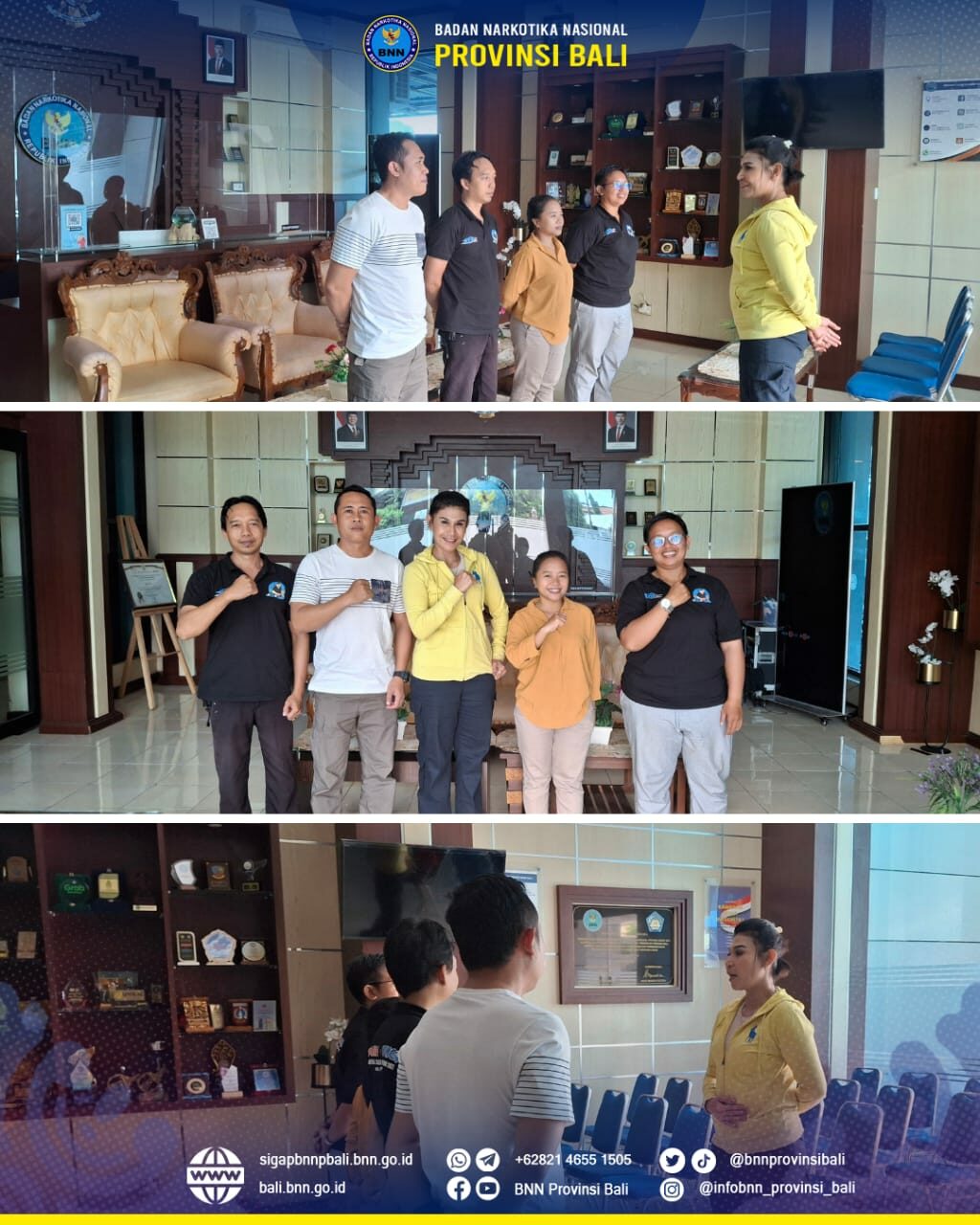 Piket pelayanan publik dan pengawasan mako BNN Provinsi Bali sesi 2 Konsep Otomatis