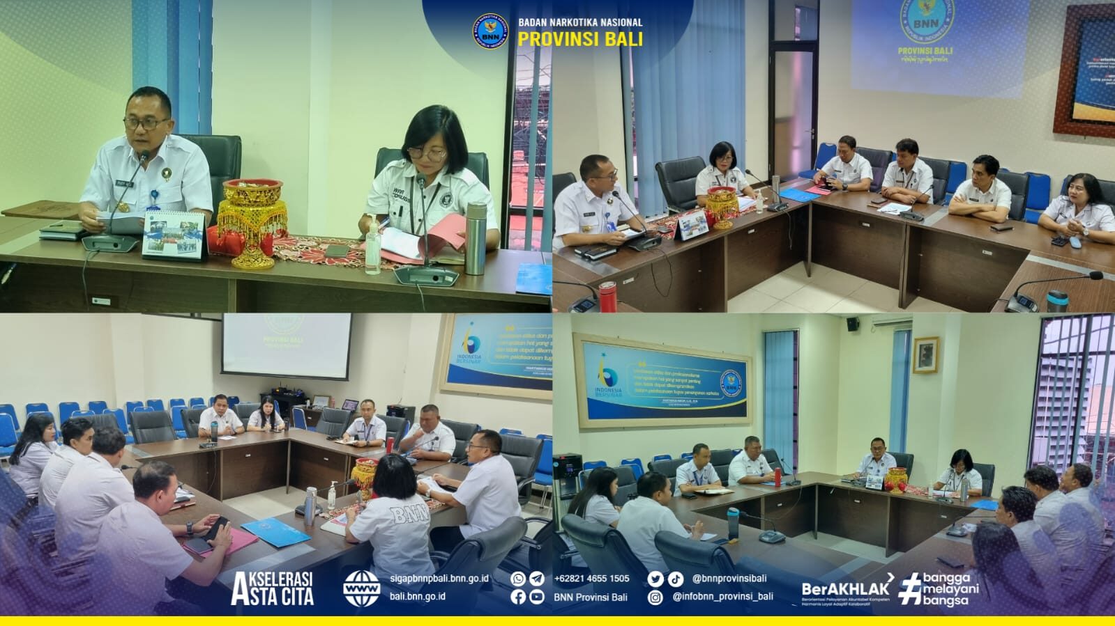 Rapat Monitoring Dan Evaluasi Internal BNN Provinsi Bali Konsep Otomatis