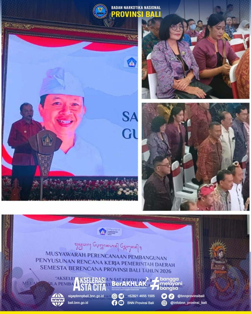 Undangan Pembukaan Musrenbang RKPD Semesta Berencana Provinsi Bali Tahun 2026 Konsep Otomatis
