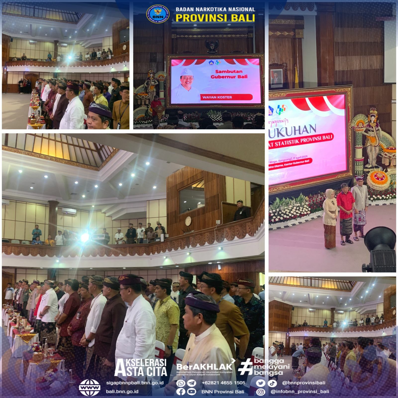 Pengukuhan Kepala Badan Pusat Statistik Provinsi Bali. Konsep Otomatis