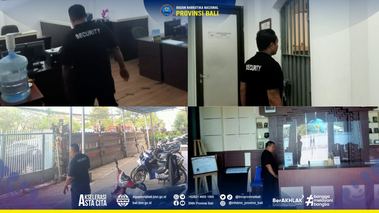 Personil Satpam Bagian Umum BNNP Bali. Konsep Otomatis