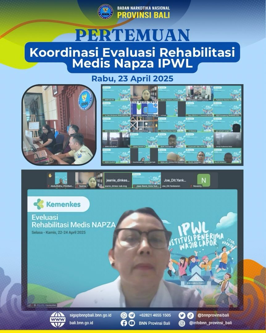 Pertemuan Koordinasi Evaluasi Rehabilitasi Medis Napza IPWL Konsep Otomatis