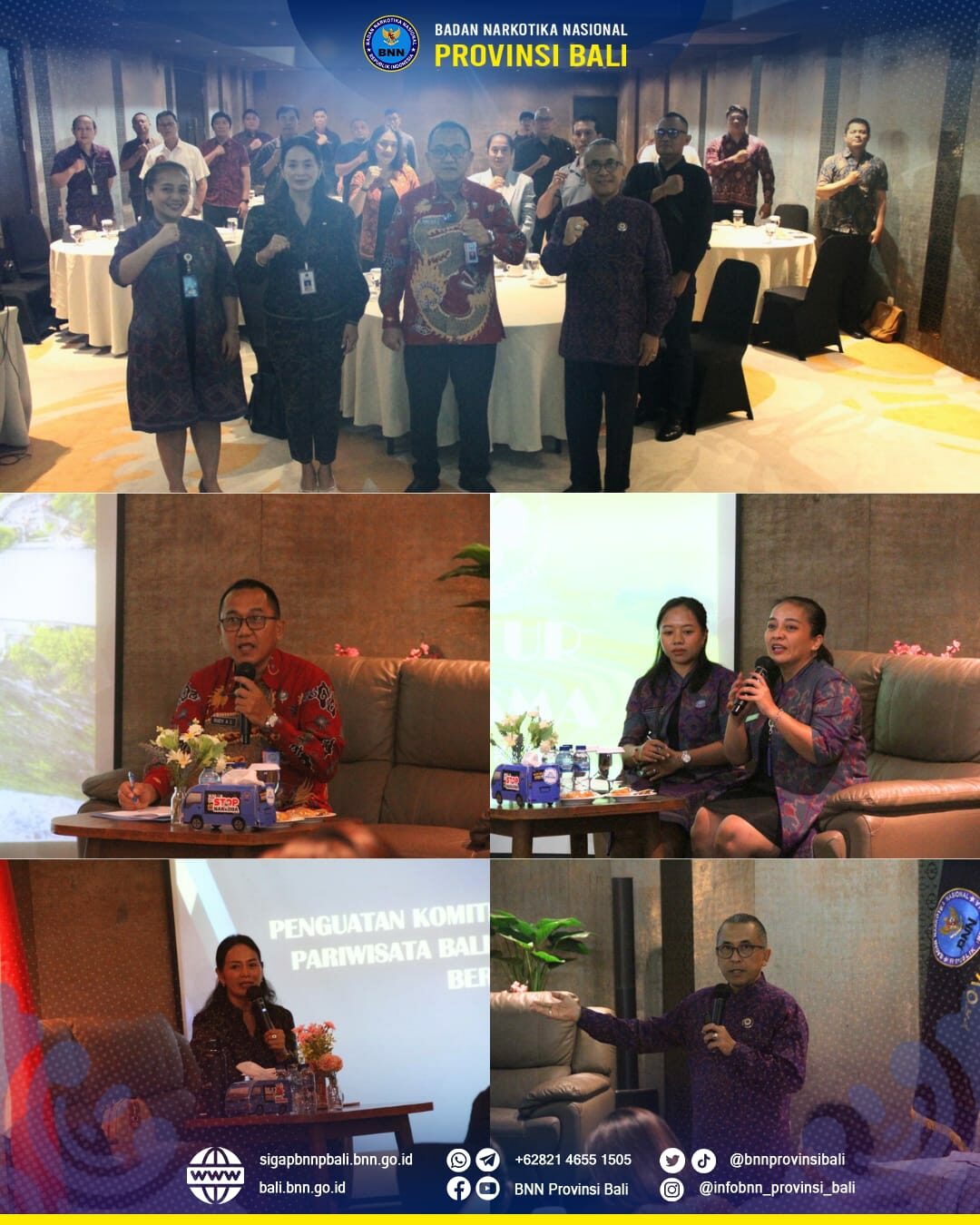 Rapat Koordinasi Pengembangan dan Pembinaan Kota/Kabupaten Tanggap Ancaman Narkoba Konsep Otomatis