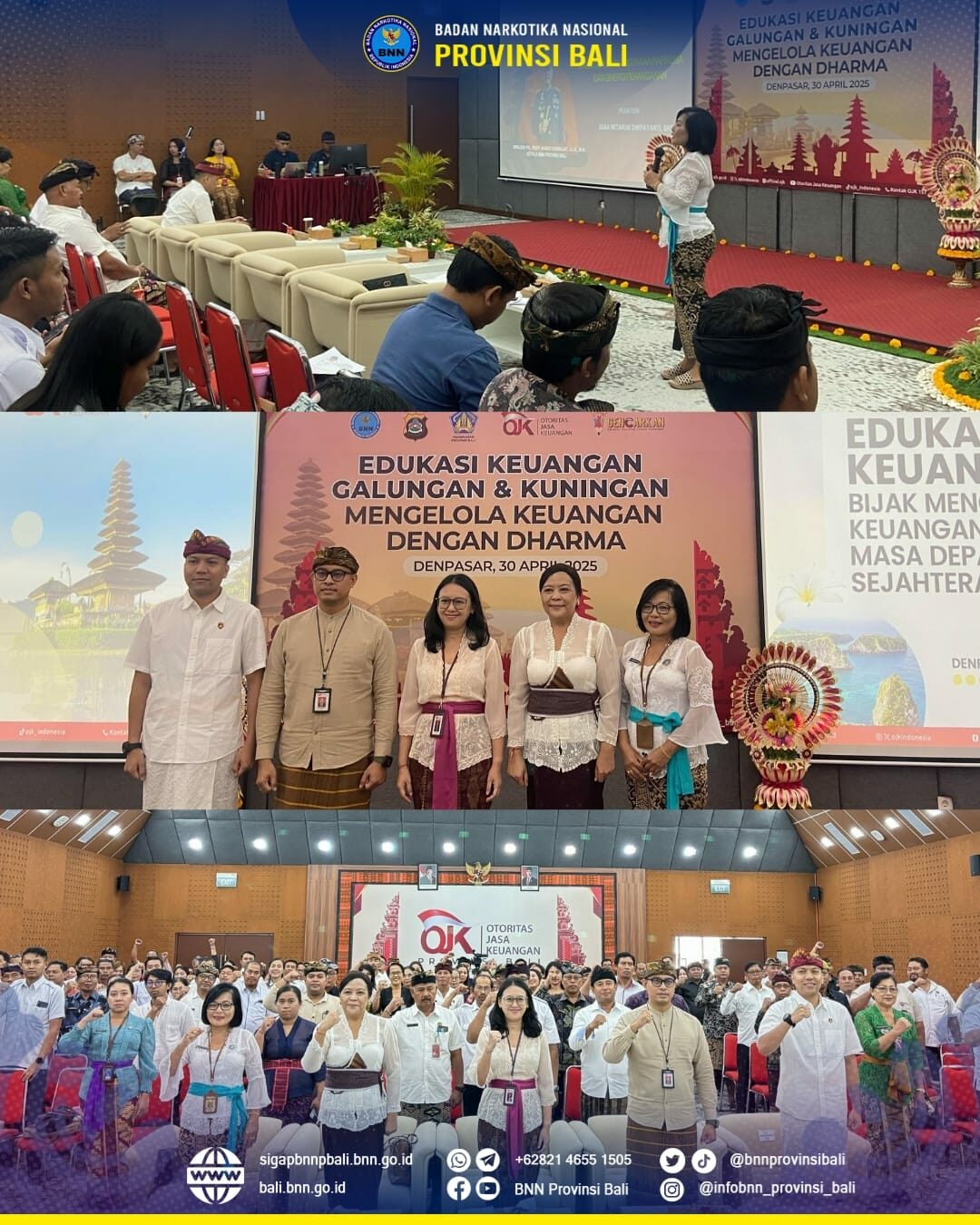 Undangan Sosialisasi P4GN pada kegiatan Edukasi Keuangan oleh OJK Provinsi Bali Konsep Otomatis