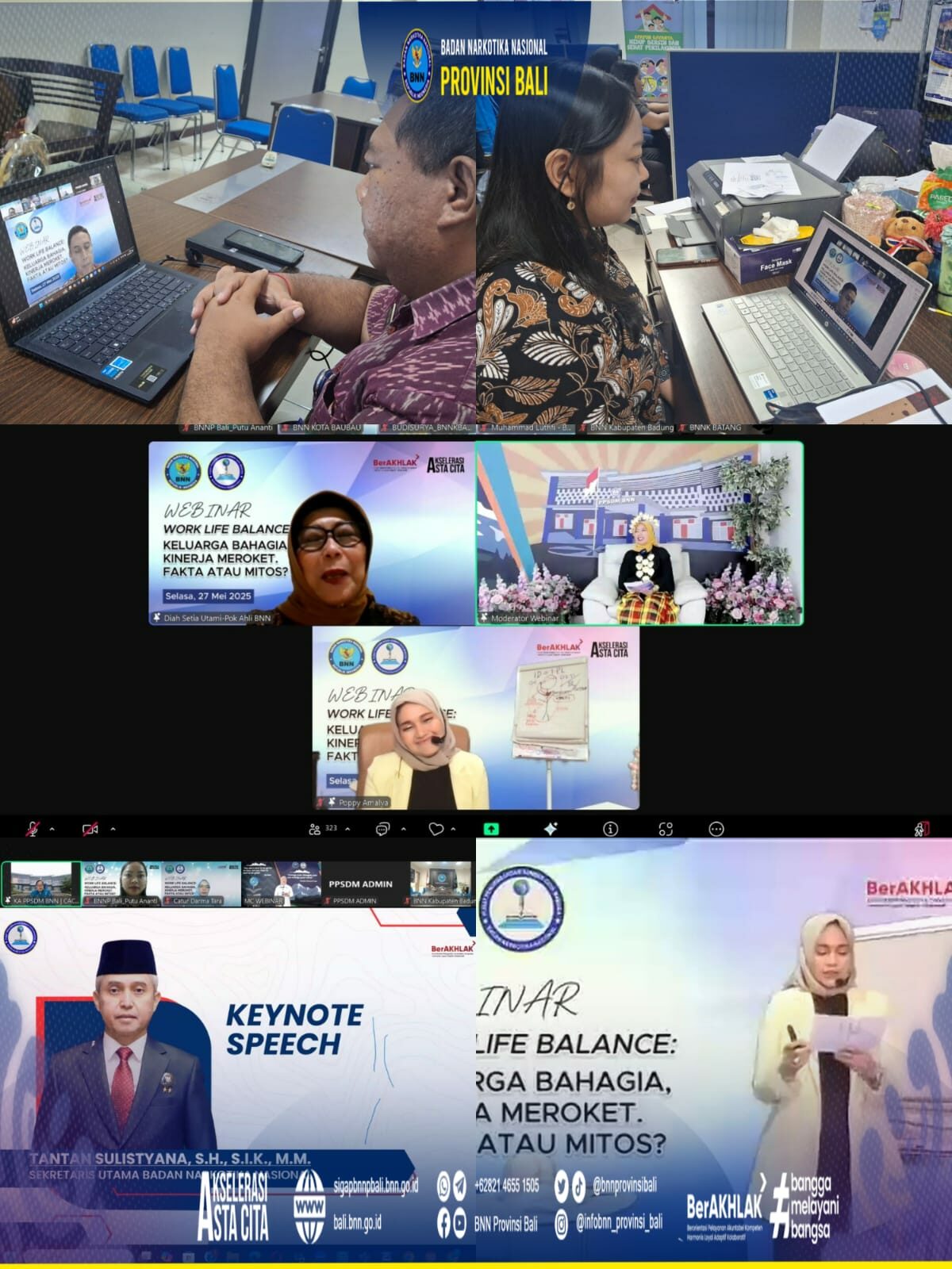 Zoom Meeting terkait kegiatan Direktorat Advokasi Konsep Otomatis