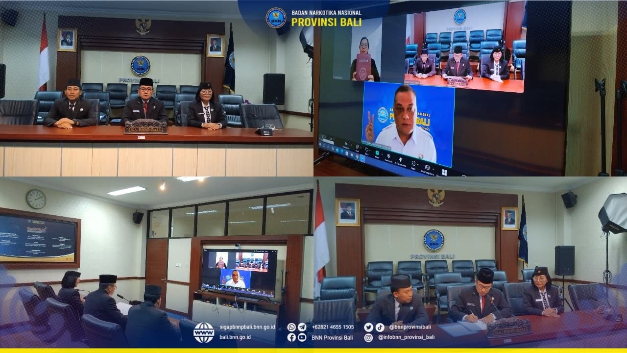 Pelantikan Pejabat Utama Penyidik Madya BNN Provinsi Bali Konsep Otomatis