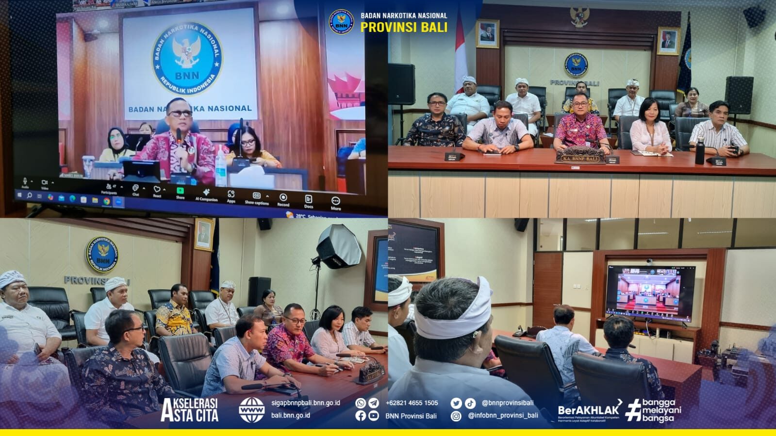 Rapat Virtual Persiapan HANI 2025 Konsep Otomatis